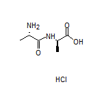 (R)-2-[(S)-2-Aminopropanamido]propanoic Acid Hydrochloride