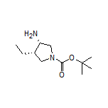 (3S,4S)-1-Boc-4-ethylpyrrolidin-3-amine