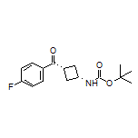 [cis-3-(Boc-amino)cyclobutyl](4-fluorophenyl)methanone