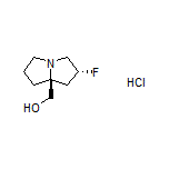 [(2R,7aS)-2-Fluorohexahydro-1H-pyrrolizin-7a-yl]methanol Hydrochloride