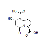 (S)-7-Hydroxy-5-oxo-1,2,3,5-tetrahydroindolizine-3,8-dicarboxylic Acid