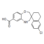 6’-Chloro-3’,4,4’,5-tetrahydro-2H,2’H-spiro[benzo[b][1,4]oxazepine-3,1’-naphthalene]-7-carboxylic Acid