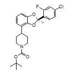 (R)-1-Boc-4-[2-(4-chloro-2-fluorophenyl)-2-methylbenzo[d][1,3]dioxol-4-yl]piperidine