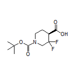 (S)-1-Boc-3,3-difluoropiperidine-4-carboxylic Acid