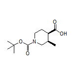 (3R,4R)-1-Boc-3-methylpiperidine-4-carboxylic Acid