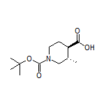 (3S,4R)-1-Boc-3-methylpiperidine-4-carboxylic Acid