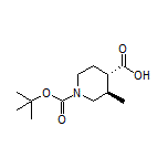 (3R,4S)-1-Boc-3-methylpiperidine-4-carboxylic Acid