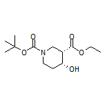 Ethyl (3S,4R)-1-Boc-4-hydroxypiperidine-3-carboxylate