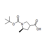 (5R)-1-Boc-5-methylpyrrolidine-3-carboxylic Acid