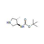 (3R,4S)-N-Boc-4-methylpyrrolidin-3-amine