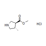 Methyl (3S,4S)-4-Methylpyrrolidine-3-carboxylate Hydrochloride