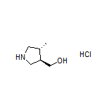 [(3R,4R)-4-Methyl-3-pyrrolidinyl]methanol Hydrochloride