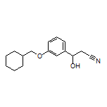 3-[3-(Cyclohexylmethoxy)phenyl]-3-hydroxypropanenitrile