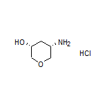 (3R,5S)-5-Aminotetrahydro-2H-pyran-3-ol Hydrochloride