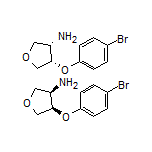 cis-4-(4-Bromophenoxy)tetrahydrofuran-3-amine