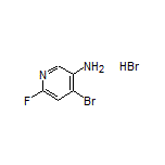 3-Amino-4-bromo-6-fluoropyridine Hydrobromide