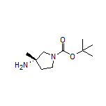 (S)-1-Boc-3-amino-3-methylpyrrolidine