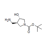 (3R,4S)-1-Boc-3-(aminomethyl)-4-hydroxypyrrolidine