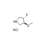 (3S,4S)-3-Fluoro-4-methoxypyrrolidine Hydrochloride