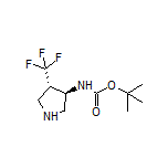 (3R,4S)-3-(Boc-amino)-4-(trifluoromethyl)pyrrolidine