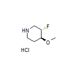 (3S,4S)-3-Fluoro-4-methoxypiperidine Hydrochloride