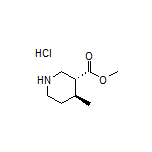 Methyl (3R,4S)-4-Methylpiperidine-3-carboxylate Hydrochloride