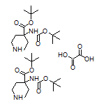 tert-Butyl 4-(Boc-amino)piperidine-4-carboxylate Hemioxalate