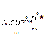 [6-[(Diethylamino)methyl]-2-naphthyl]methyl [4-(Hydroxycarbamoyl)phenyl]carbamate Hydrochloride Hydrate