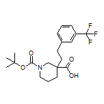 1-Boc-3-[3-(trifluoromethyl)phenethyl]piperidine-3-carboxylic Acid