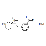 N,N-Dimethyl-3-[3-(trifluoromethyl)phenethyl]piperidin-3-amine Hydrochloride