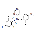 N-(2,4-Dimethoxybenzyl)-2,4,6-trifluoro-N-(4-pyrimidinyl)benzenesulfonamide