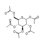 6-(Acetoxymethyl)tetrahydro-2H-thiopyran-2,3,4,5-tetrayl (3R,4S,5S,6R)-Tetraacetate