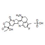 (1S,9R)-1-Amino-9-ethyl-5-fluoro-9-hydroxy-4-methyl-2,3,12,15-tetrahydrobenzo[de]pyrano[3’,4’:6,7]indolizino[1,2-b]quinoline-10,13(1H,9H)-dione Mesylate