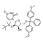 1-[(2R,3R,4R,5R)-5-[[Bis(4-methoxyphenyl)(phenyl)methoxy]methyl]-3-[(tert-butyldimethylsilyl)oxy]-4-hydroxy-2-tetrahydrofuryl]pyrimidine-2,4(1H,3H)-dione