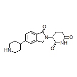 3-[1-Oxo-5-(4-piperidyl)-2-isoindolinyl]piperidine-2,6-dione