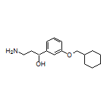 3-Amino-1-[3-(cyclohexylmethoxy)phenyl]-1-propanol