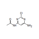 N-(6-Amino-2-chloro-4-pyrimidinyl)acetamide