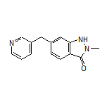 2-Methyl-6-(3-pyridylmethyl)-1H-indazol-3(2H)-one