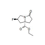 Ethyl (2R,7aS)-2-Fluoro-5-oxohexahydro-1H-pyrrolizine-7a-carboxylate