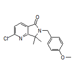 2-Chloro-6-(4-methoxybenzyl)-7,7-dimethyl-6,7-dihydro-5H-pyrrolo[3,4-b]pyridin-5-one