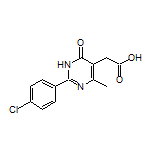 2-[2-(4-Chlorophenyl)-4-methyl-6-oxo-1,6-dihydro-5-pyrimidinyl]acetic Acid