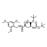 tert-Butyl (2S,4S)-2-(Boc-amino)-4-hydroxy-5-oxo-5-[(2,4,6-trimethoxybenzyl)amino]pentanoate