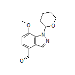 7-Methoxy-1-(tetrahydro-2H-pyran-2-yl)-1H-indazole-4-carbaldehyde