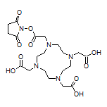 2,2’,2’’-[10-[2-[(2,5-Dioxo-1-pyrrolidinyl)oxy]-2-oxoethyl]-1,4,7,10-tetraazacyclododecane-1,4,7-triyl]triacetic Acid