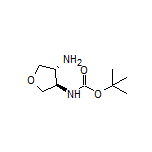 (3R,4R)-N3-Boc-tetrahydrofuran-3,4-diamine