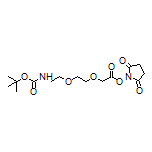 2,5-Dioxo-1-pyrrolidinyl 2-[2-[2-(Boc-amino)ethoxy]ethoxy]acetate