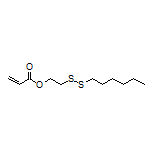 2-(Hexyldisulfanyl)ethyl Acrylate