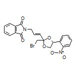 (E)-2-[3-[2-(Bromomethyl)-4-(2-nitrophenyl)-1,3-dioxolan-2-yl]allyl]isoindoline-1,3-dione