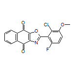 2-(2-Chloro-6-fluoro-3-methoxyphenyl)naphtho[2,3-d]oxazole-4,9-dione