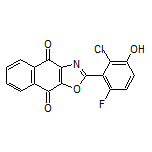 2-(2-Chloro-6-fluoro-3-hydroxyphenyl)naphtho[2,3-d]oxazole-4,9-dione